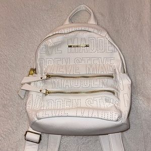 White Steve Madden bookbag purse